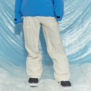 2223 HOLIDAY UNIT 2L PANTS[2layer]-BUTTER CREAM 스노우보드복 남자여자 공용팬츠