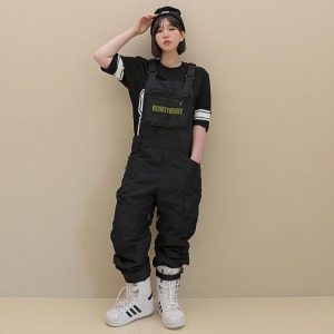 2223 [88limited] P-4 TEN OVERALL PANTS BLACK 스노우보드복 팬츠 남여공용