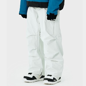 2324 DIMITO VARIANT CARGO PANTS WHITE (SEMI WIDE FIT)