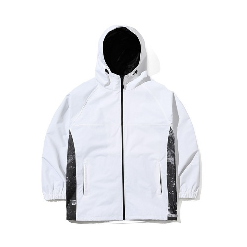 2324 BSRABBIT MOUNTAIN CITY HOODED JACKET WHITE 비에스래빗스노우보드